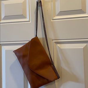 Jcrew 100% leather clutch